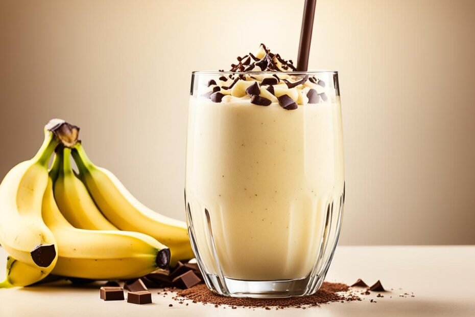 Vitamina de Banana com Chocolate